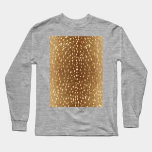 Deer Hide Pattern Long Sleeve T-Shirt